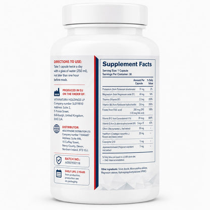 Tonevit 30 Capsules – Heart & Cardiovascular Support Supplement