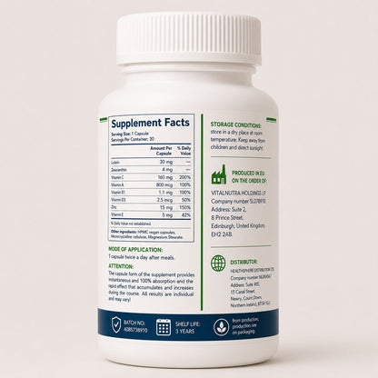 Visitec · 30 Capsules · Eye Wellness & Vision Support